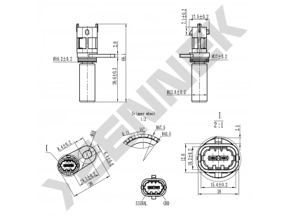 Crankshaft position sensor DCS0100