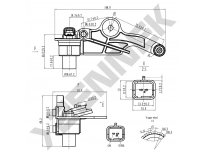 Crankshaft position sensor DCS0106