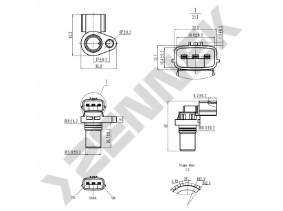 Crankshaft position sensor DCS0132
