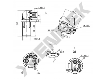 Crankshaft position sensor DCS0143