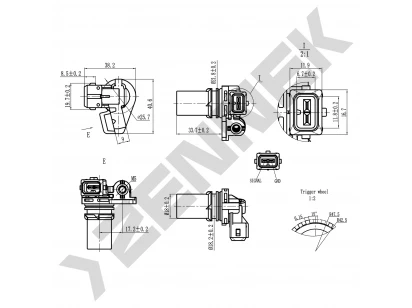 Crankshaft position sensor DCS0146