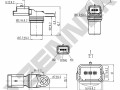 Датчик положения коленвала DCS0151