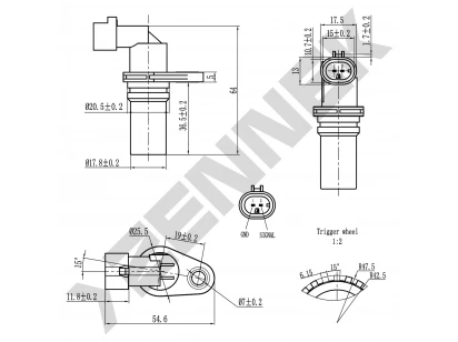 Crankshaft position sensor DCS0160