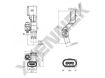 Camshaft position sensor DCS0210