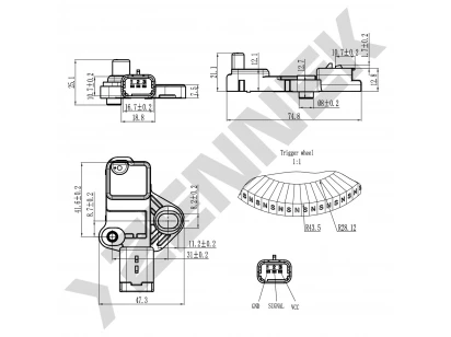 Crankshaft position sensor DCS0213