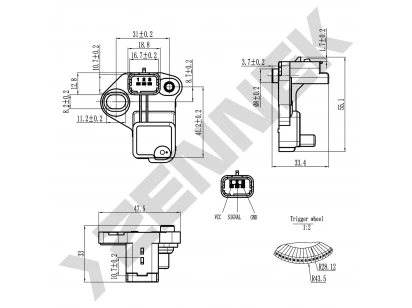 Camshaft position sensor DCS0216