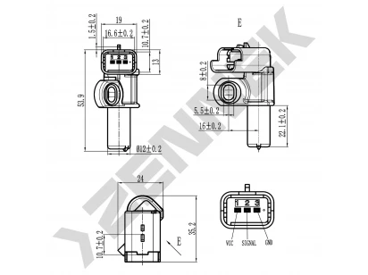 Camshaft position sensor DCS0218