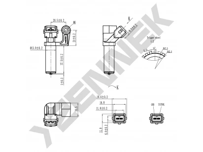 Crankshaft position sensor DCS0238