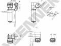Датчик положения коленвала DCS0238
