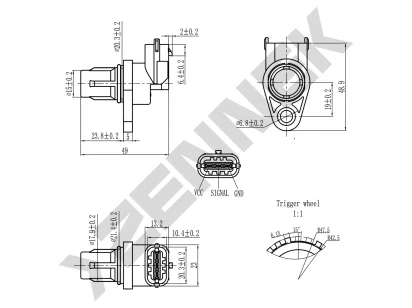 Camshaft position sensor DCS0260