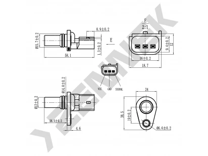 Camshaft position sensor DCS0290