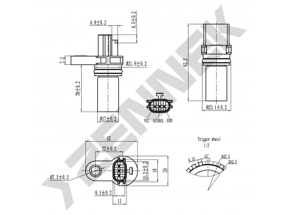 Crankshaft position sensor DCS0301