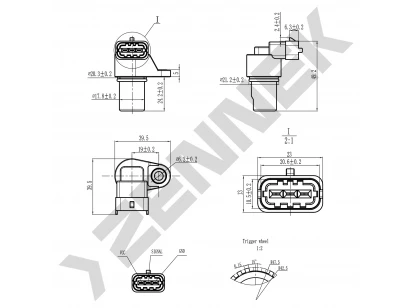 Camshaft position sensor DCS0303