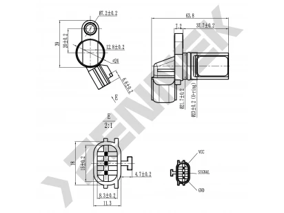 Crankshaft position sensor DCS0308