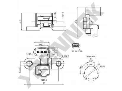 Crankshaft position sensor DCS0322