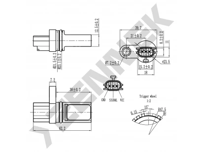 Camshaft position sensor DCS0326