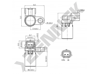 Camshaft position sensor DCS0348
