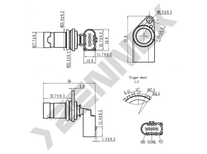 Crankshaft position sensor DCS0118
