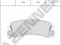 Brake pads DBP0407_4