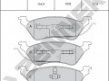 Brake pads DBP0290_4