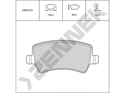 Brake pads DBP0545