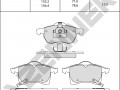 Brake pads DBP0028_4