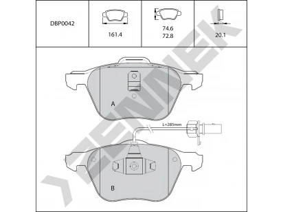 Brake pads DBP0042