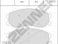 Brake pads DBP1074_4