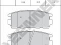 Brake pads DBP0315_4