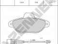 Brake pads DBP0024_4