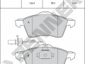 Brake pads DBP0030_4