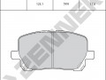 Brake pads DBP0258_4