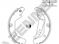 Drum brake shoes DBS0229_4