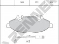Brake pads DBP0309_4