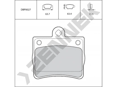 Brake pads DBP0027