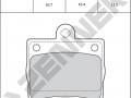 Brake pads DBP0027_4