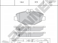 Brake pads DBP0499_4