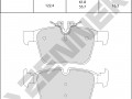 Brake pads DBP0643_4