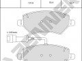 Brake pads DBP0990_4