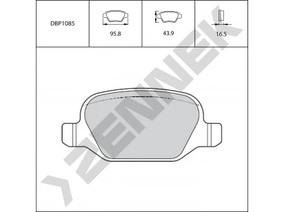 Brake pads DBP1085