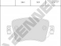 Brake pads DBP0327_4