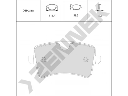Brake pads DBP0318