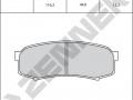 Brake pads DBP0413_4