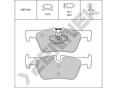 Brake pads DBP1063