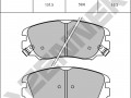 Brake pads DBP1203_4