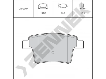 Brake pads DBP0307