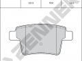 Brake pads DBP0307_4