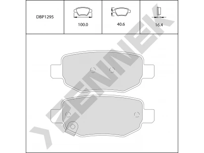 Brake pads DBP1295