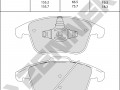 Brake pads DBP0329_4