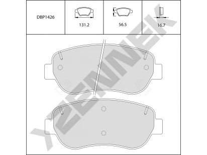 Brake pads DBP1426